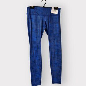 NWT ALANIC WOMENS BLUE ACTIVEWEAR SPORT STRETCH PANTS SIZE XL